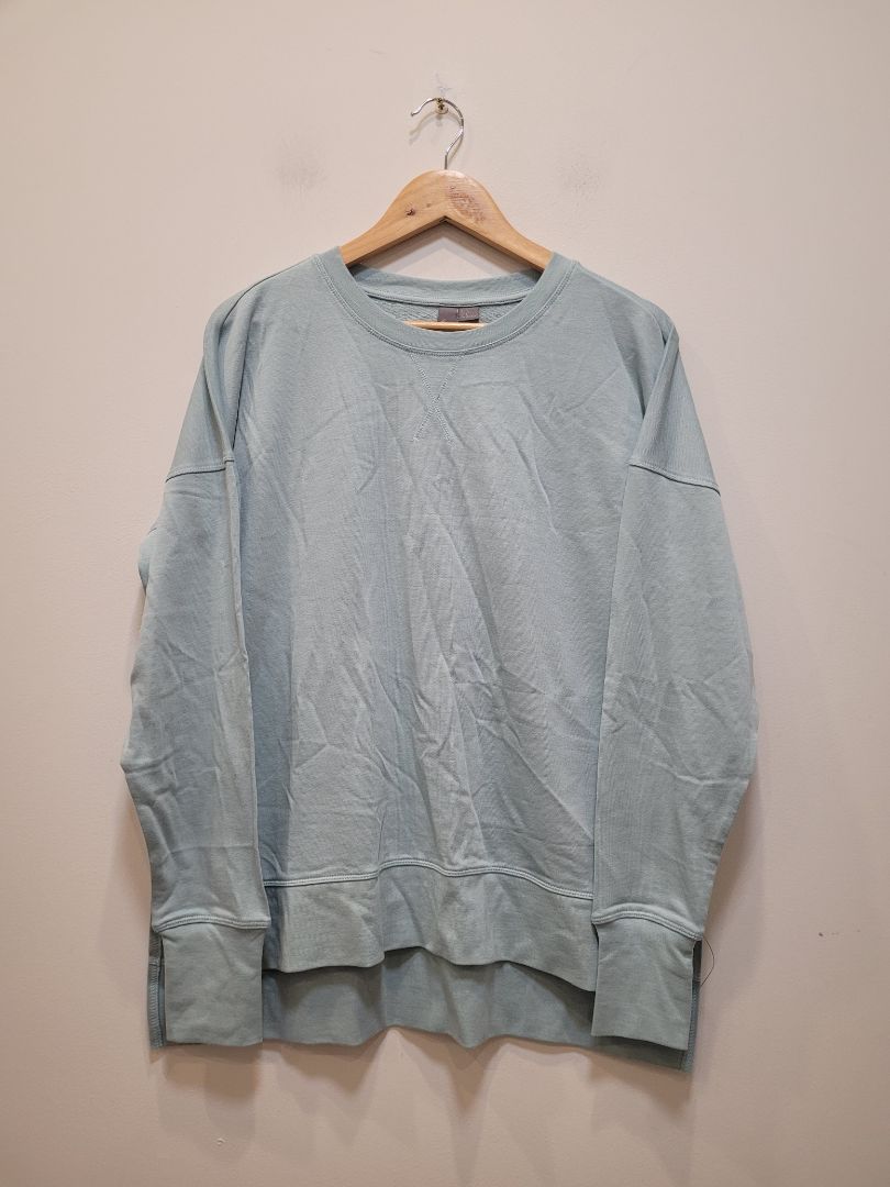 Pale Blue Sweaty Betty After Class Longline Sweatshirt, M