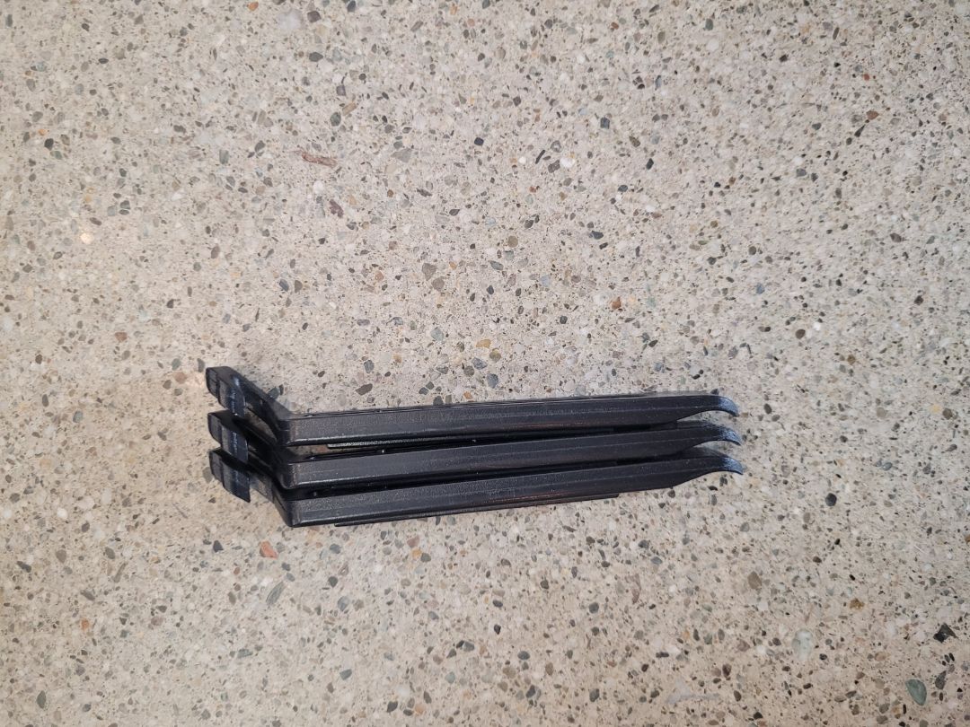 Black  Tyre Levers – Set of 3