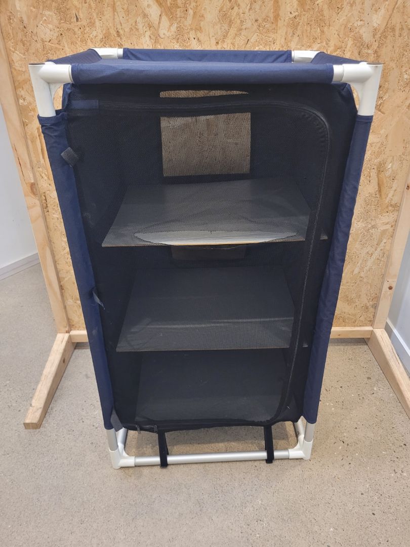 Blue Basecamp 3-Shelf Camping Cupboard
