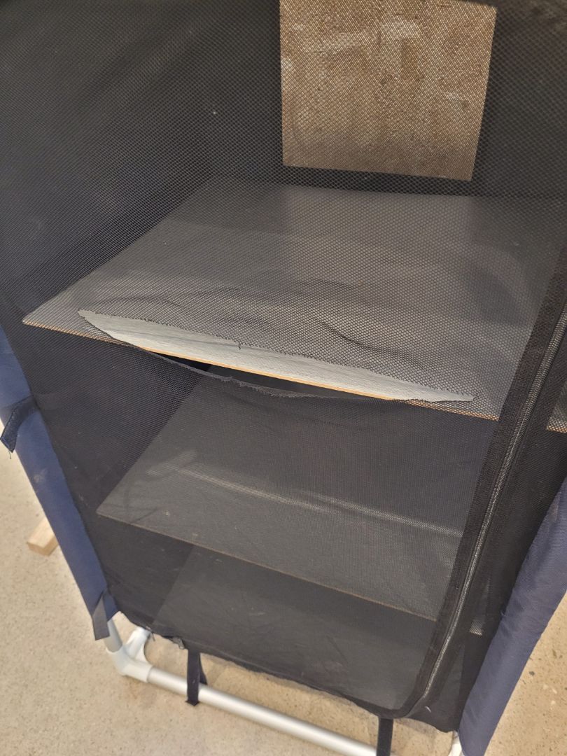 Blue Basecamp 3-Shelf Camping Cupboard