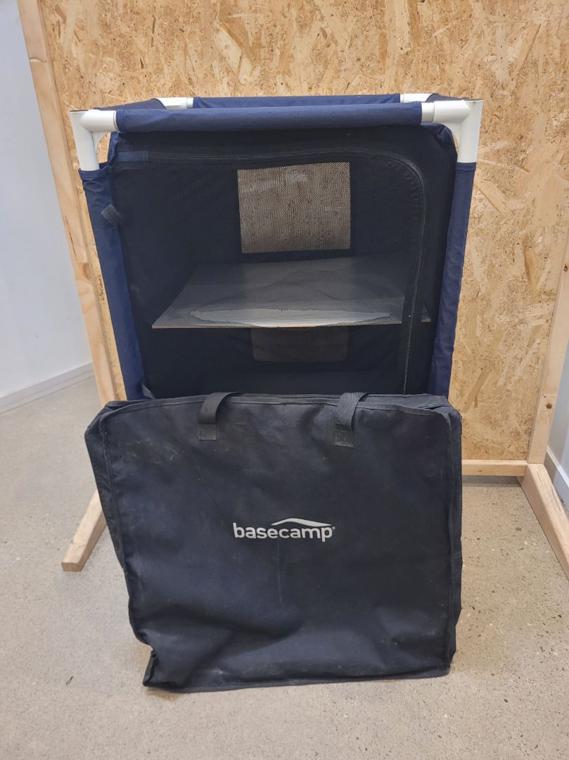 Blue Basecamp 3-Shelf Camping Cupboard