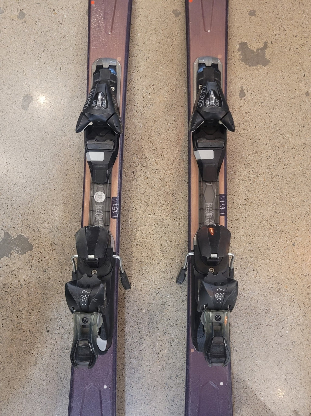 Purple Salomon Origins Lava, 151 cm