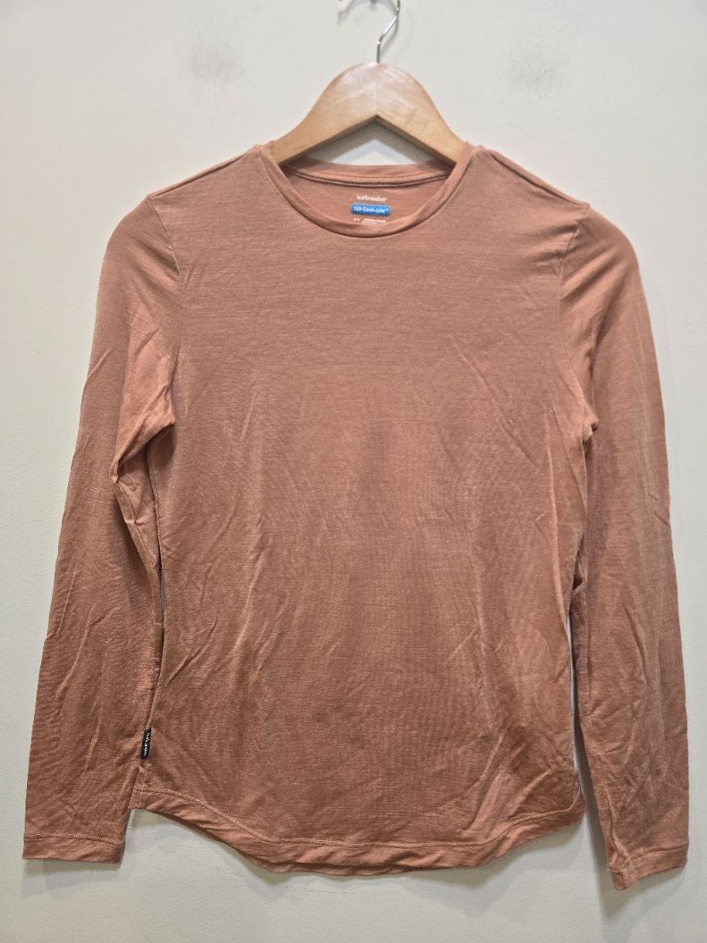 Terracotta Icebreaker Womens Long Sleeve, S