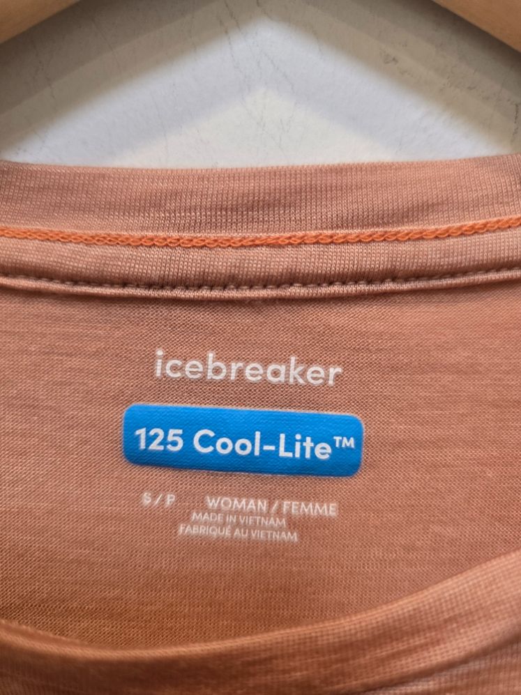 Terracotta Icebreaker Womens Long Sleeve, S