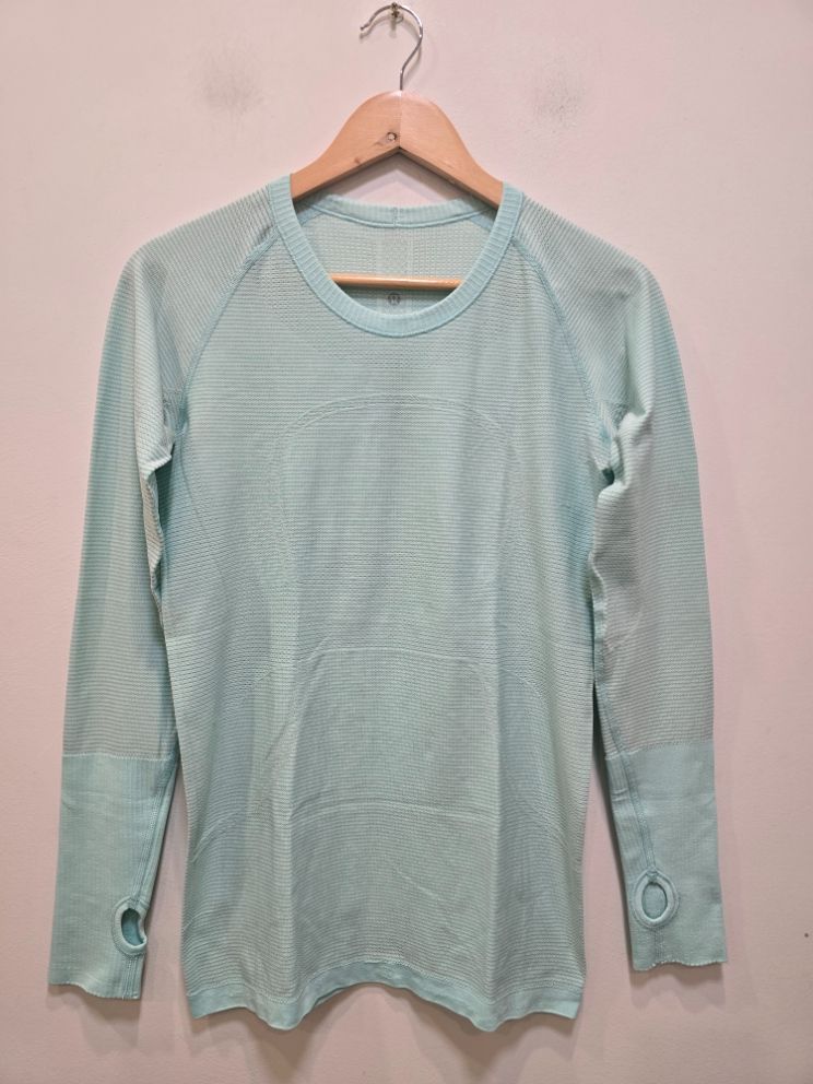 Mint Green Lululemon Womens Long Sleeve, M