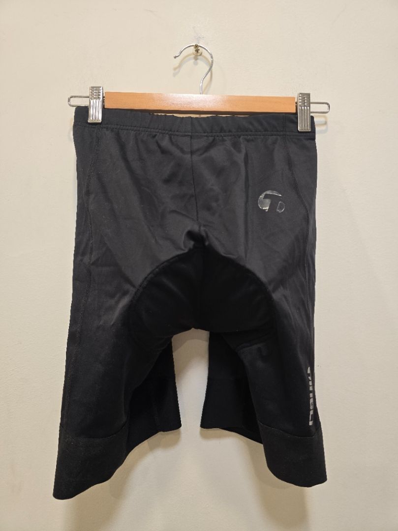 Black Tineli Women's Bike Shorts, S