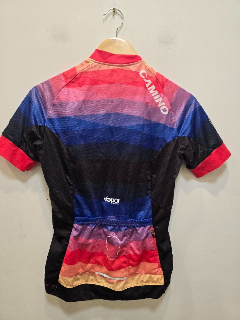Pink / Purple / Blue / Black Camino Women’s Technical Cycling Top, M