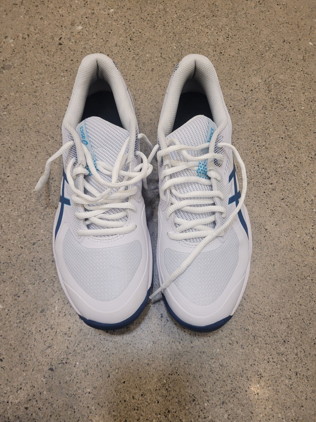 White Asics Court Shoes, EU 42 / US 8.5