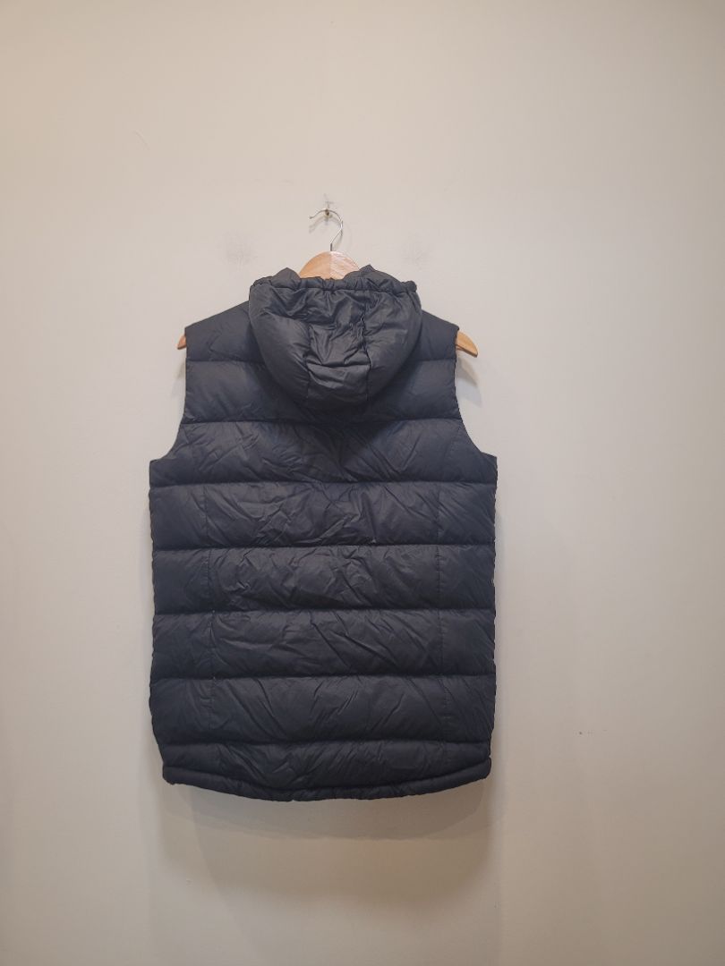 Black Macpac Halo Hooded Vest, Men's XS