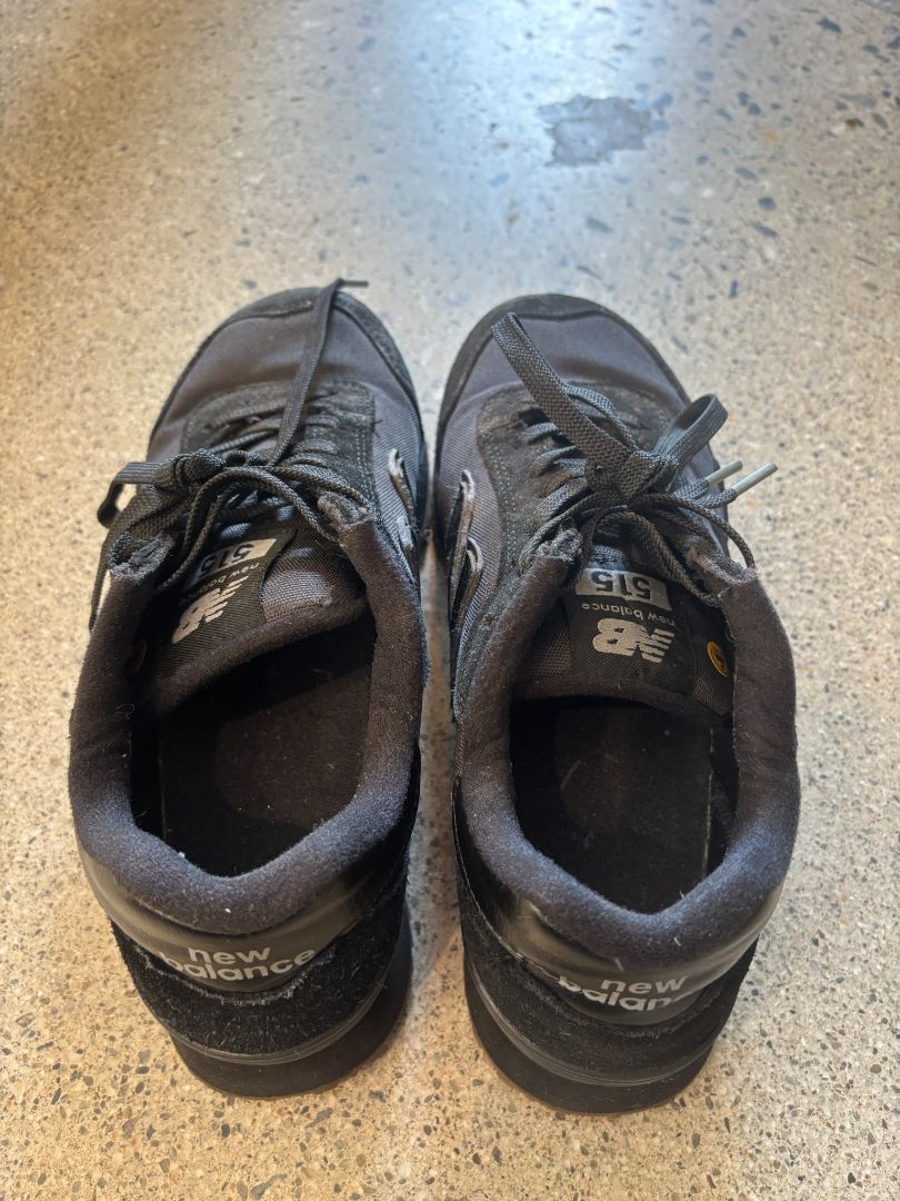 Black New Balance 515 SR Black, US W9 / EU 40.5