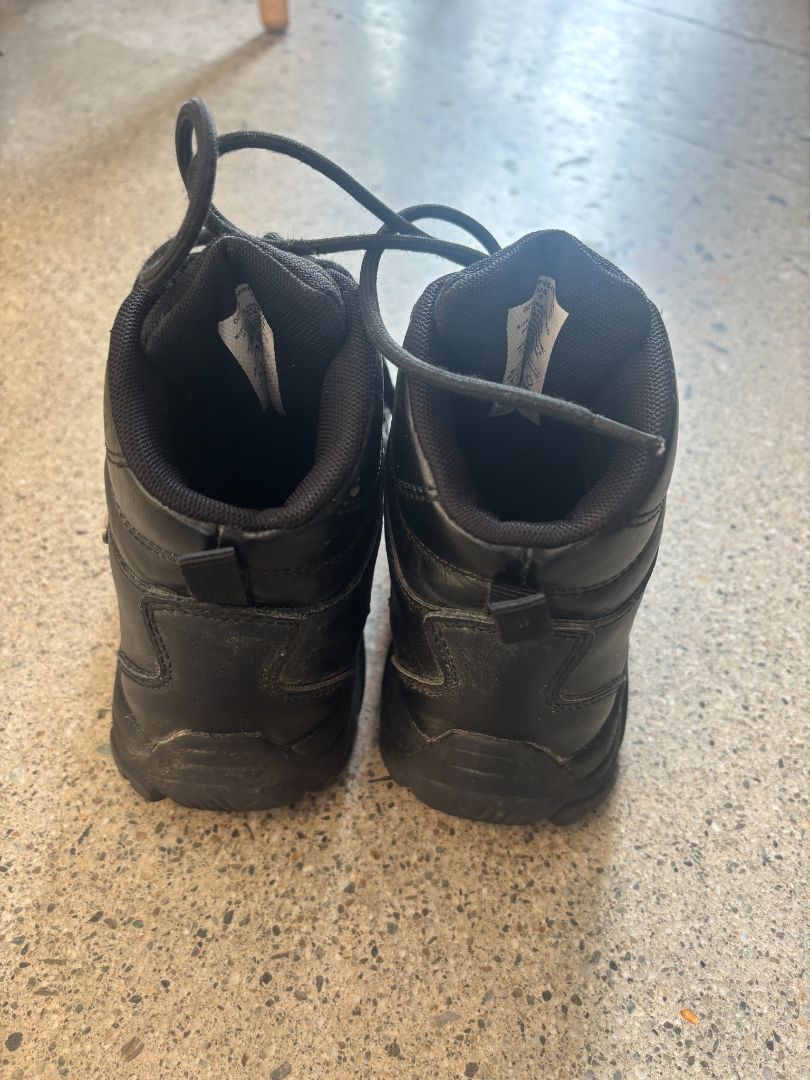 Black SODRY Kids Hiking Boots, EU 34