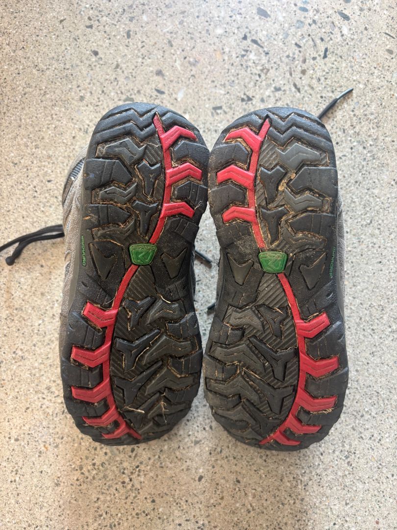 Grey/Red Karrimor Mount Mid Hiking Boots, EU 37