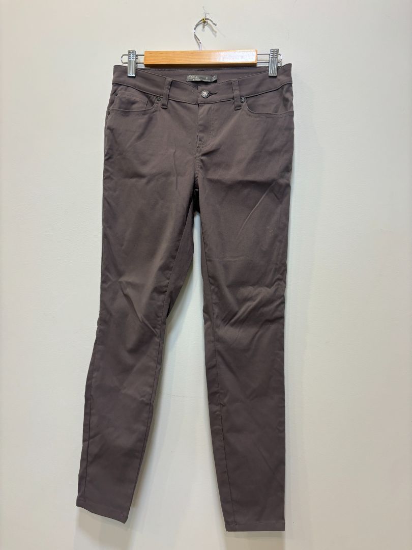 Taupe Prana Slim Pants, 6 Short