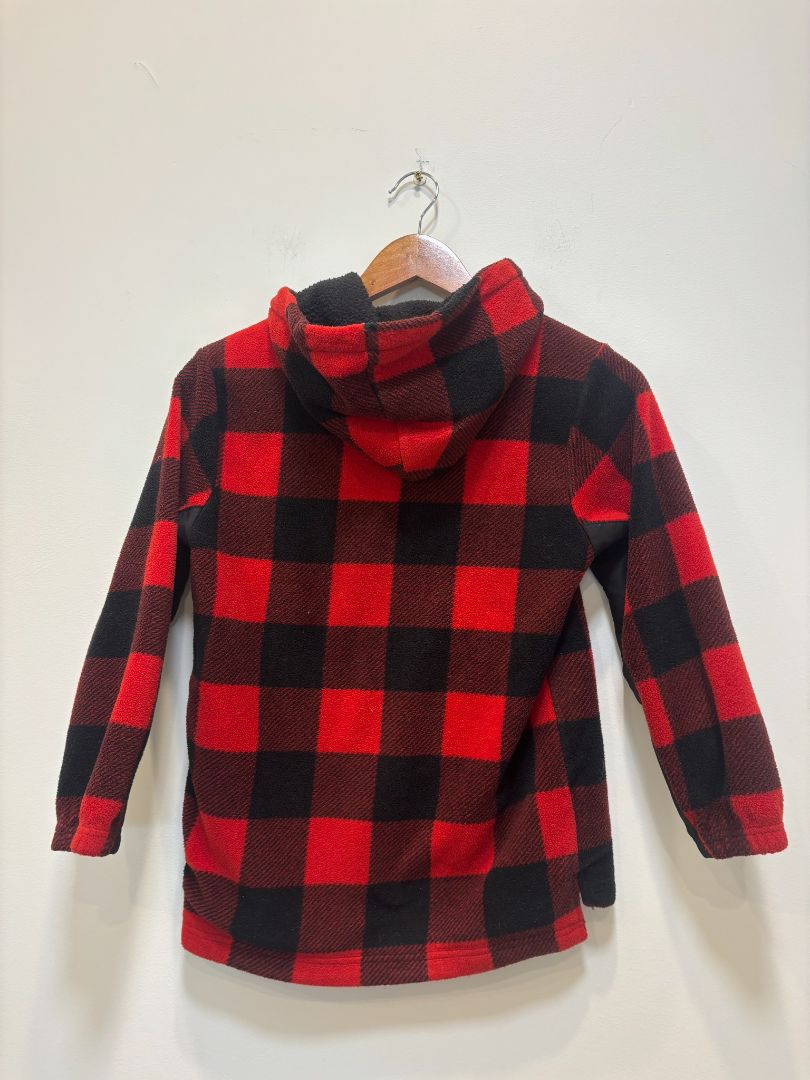 Red and Black Check Ridgeline Fleece Jacket, 10