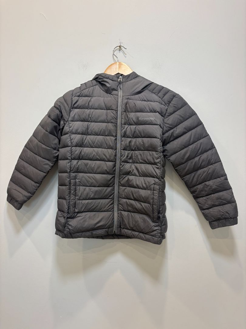Grey Torpedo7 Children's Down Jacket, Child (est. 10)