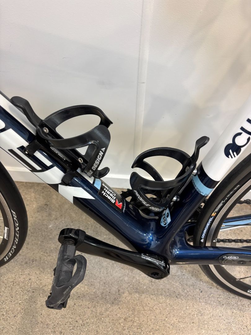 White/Blue Trek Madone 4.5 Women's Road Bike, 52 cm