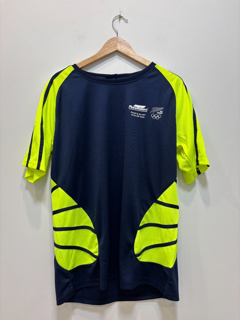 Navy / Yellow  NZ Team Supporter Shirt, L