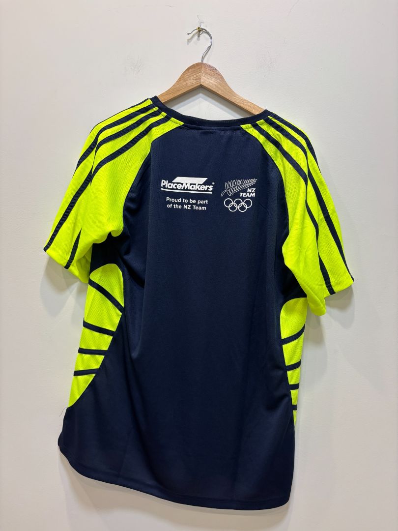 Navy / Yellow  NZ Team Supporter Shirt, L