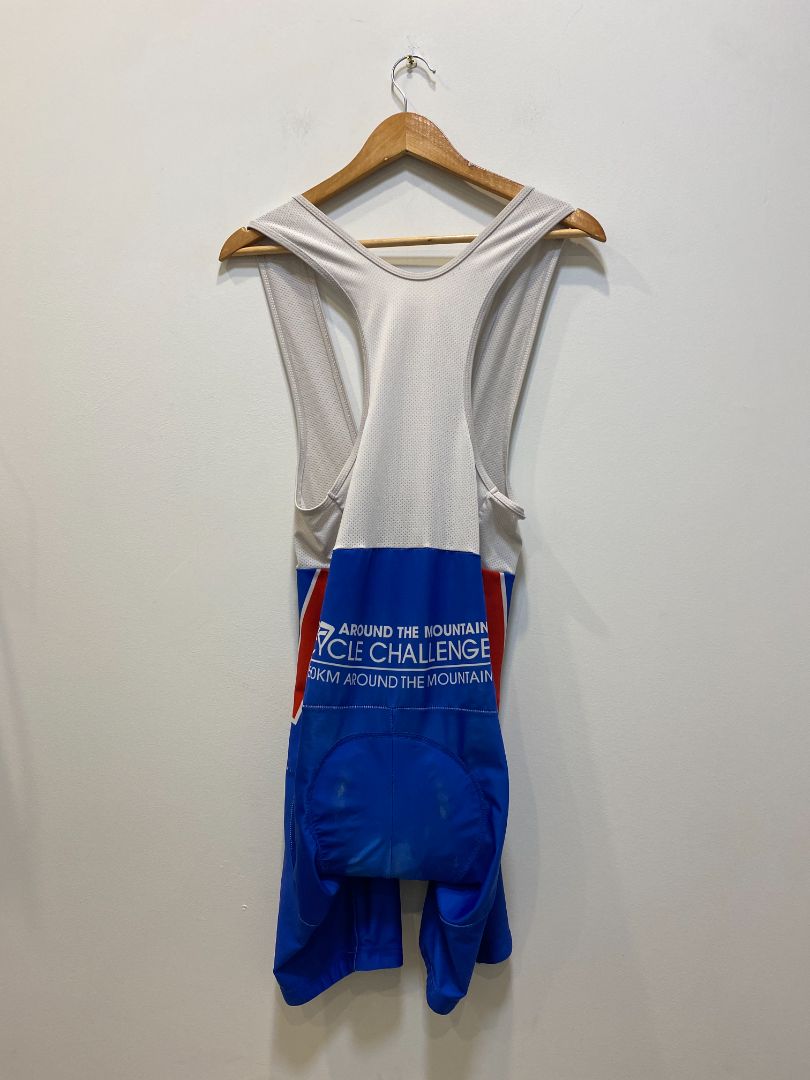 Blue  Bib shorts, L