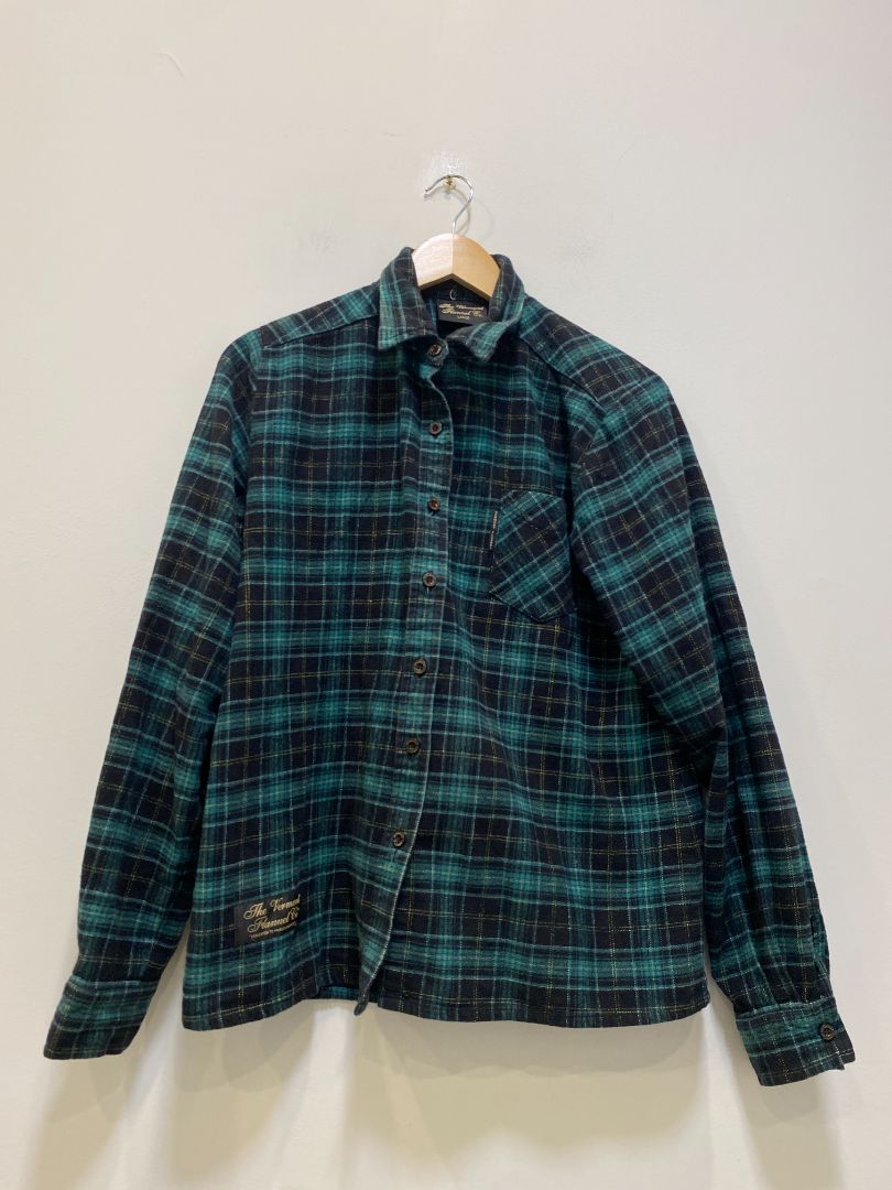 Green The Vermont Flannel Co. Flannel Shirt, L