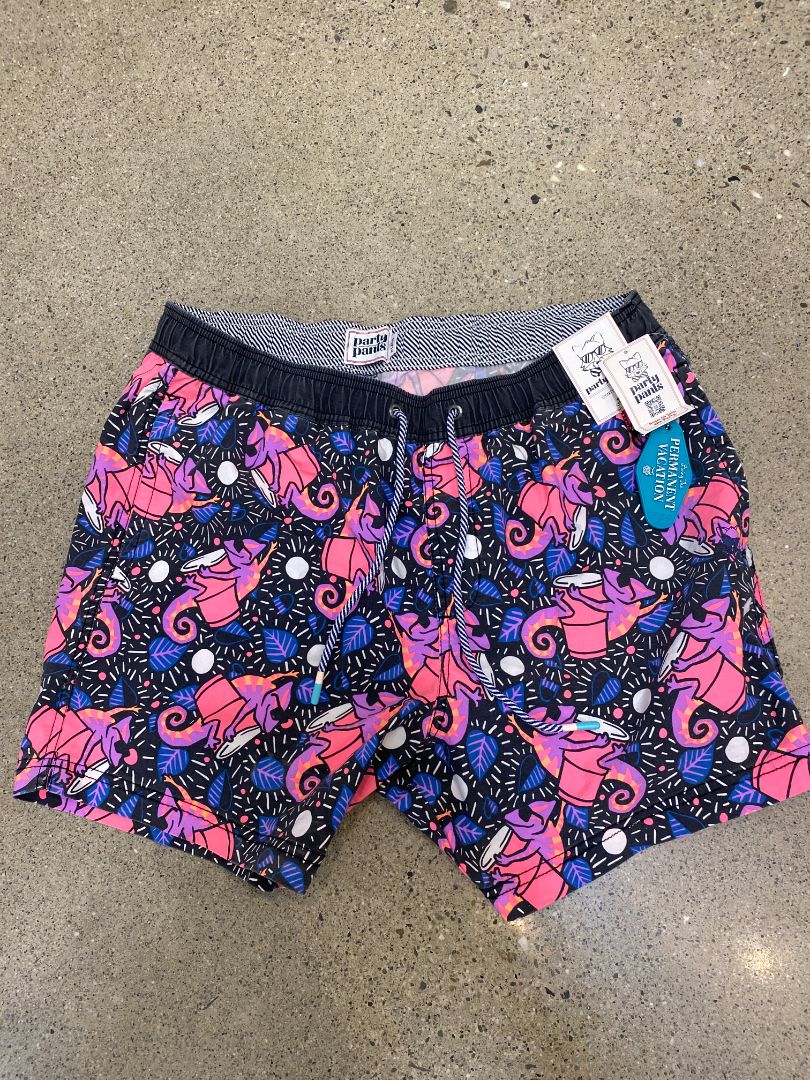 Patterned Party Pants Shorts, XL