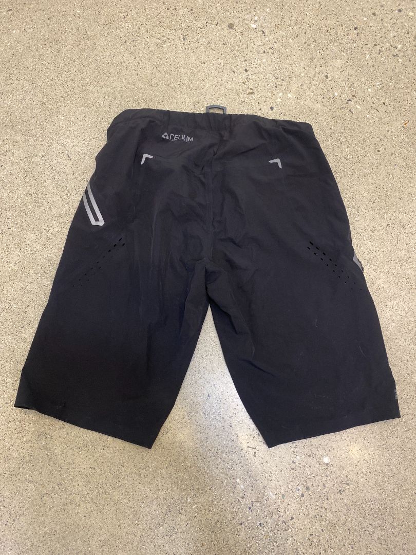 Black 100% CEllium MTB Shorts, 36