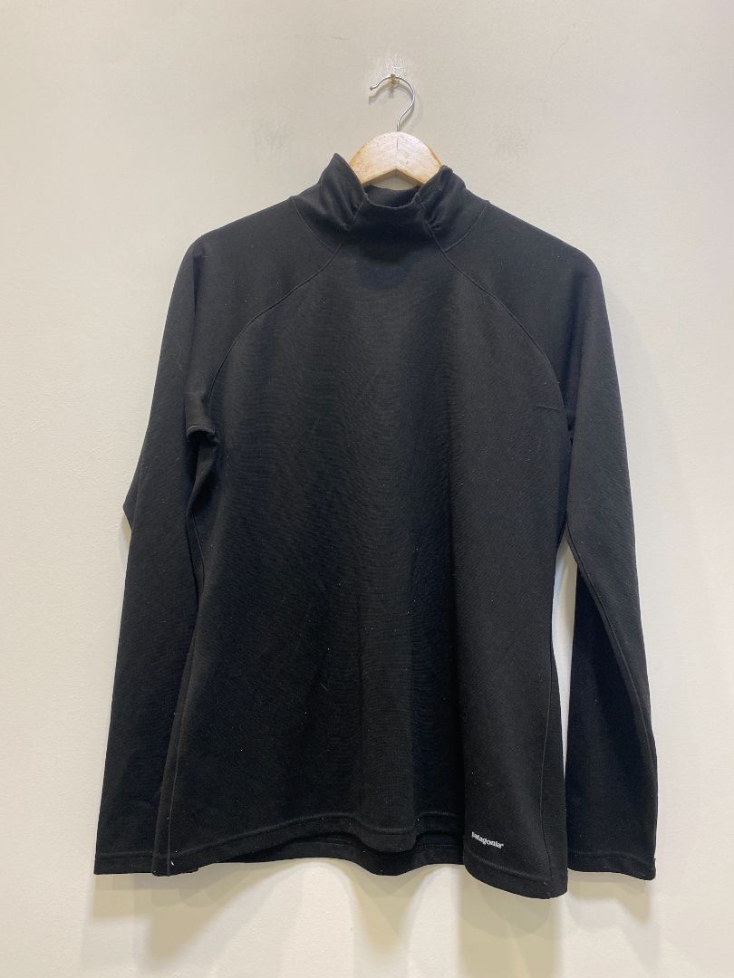Black Patagonia Capilene Midweight Top, L