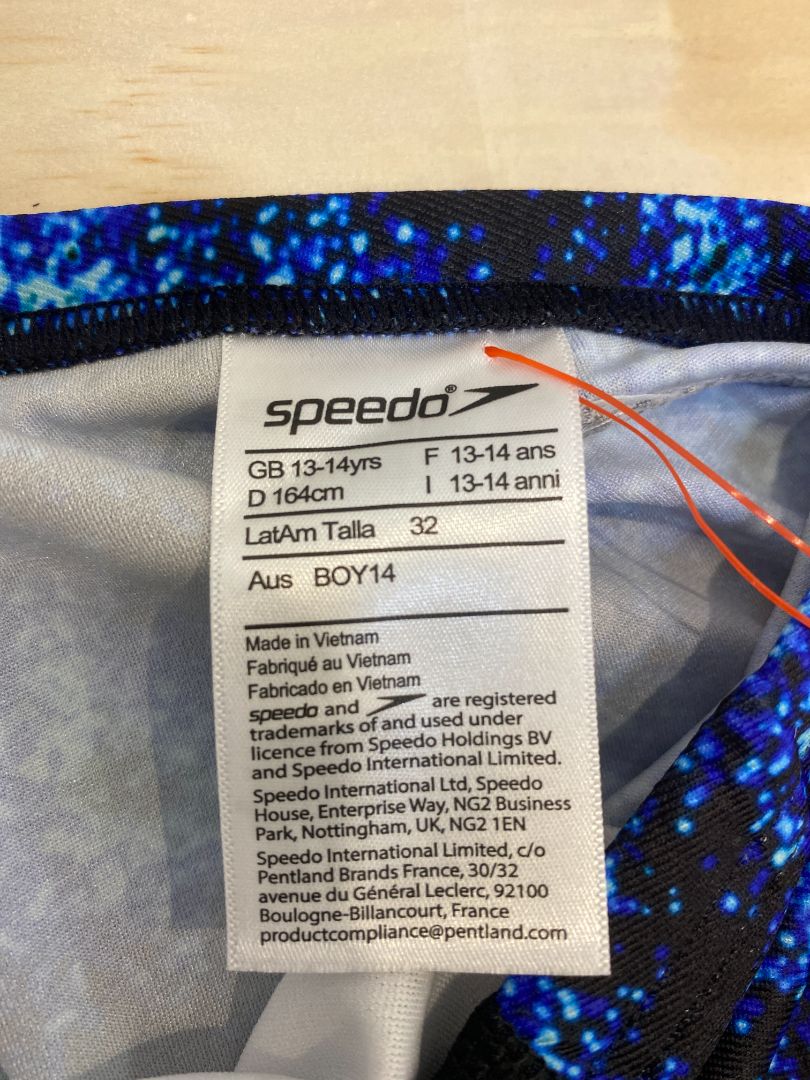 Black Speedo Boys Jammers, Boy 14