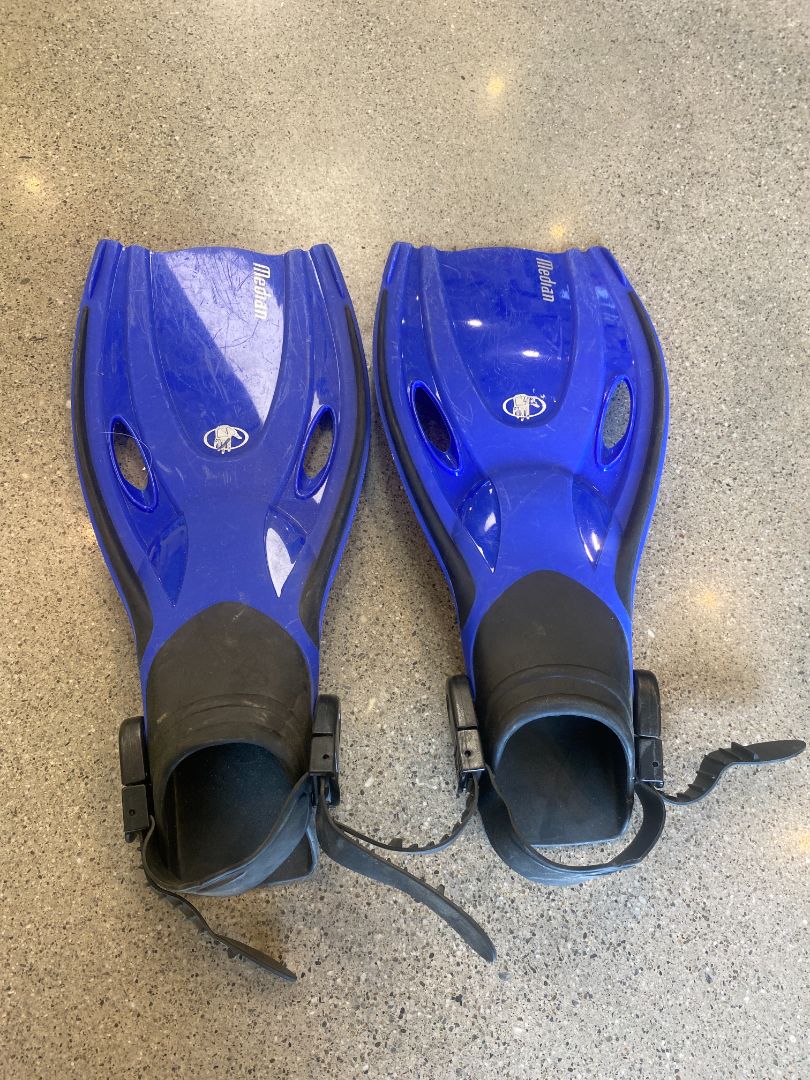 Blue Medan Swim Fins, XL