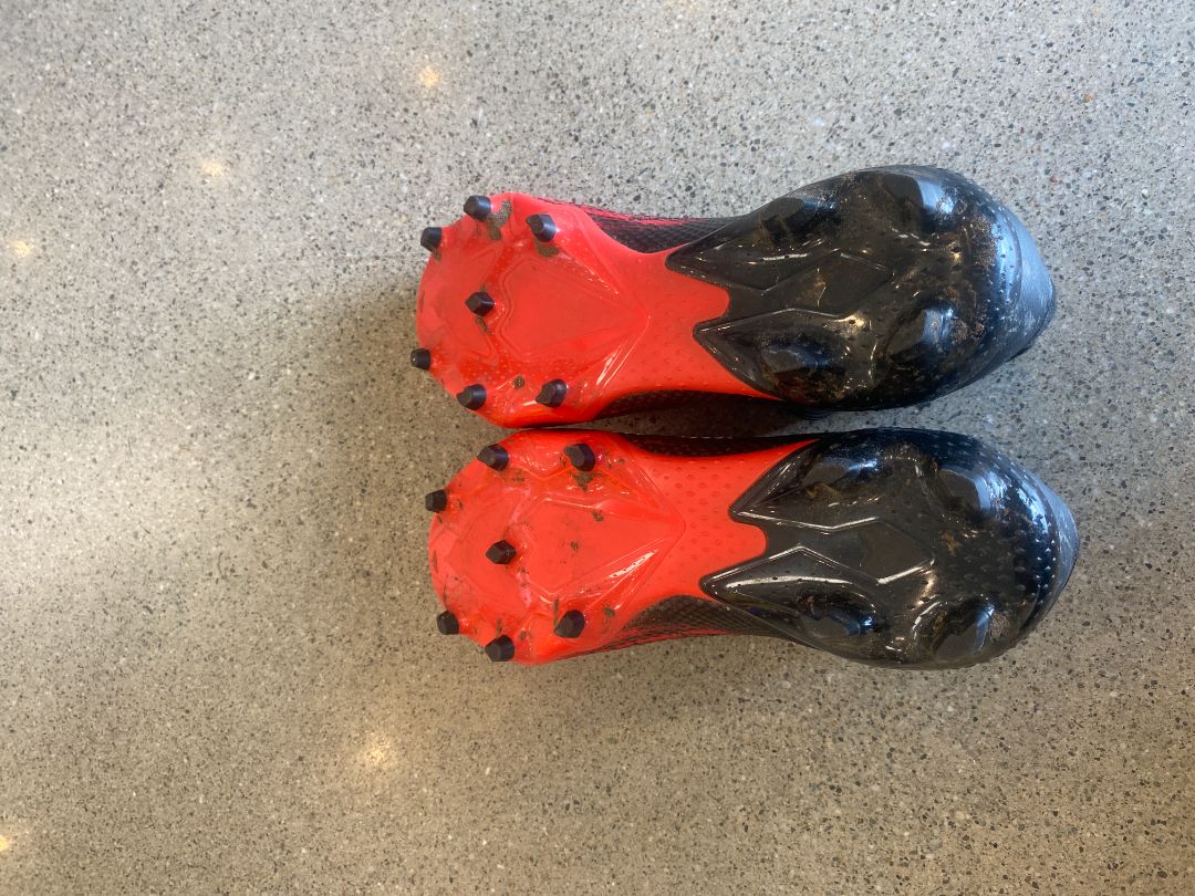 Red Adidas Football Boots, US 7