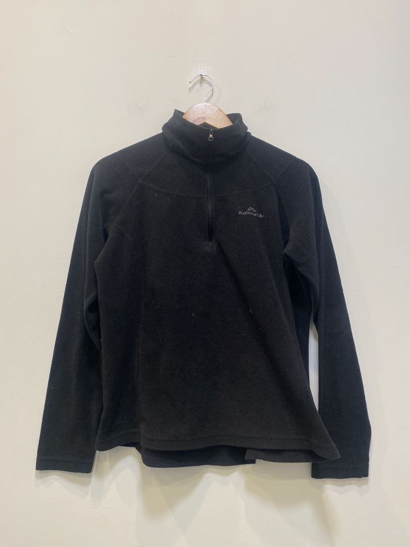 Black Kathmandu Fleece Pullover, 12