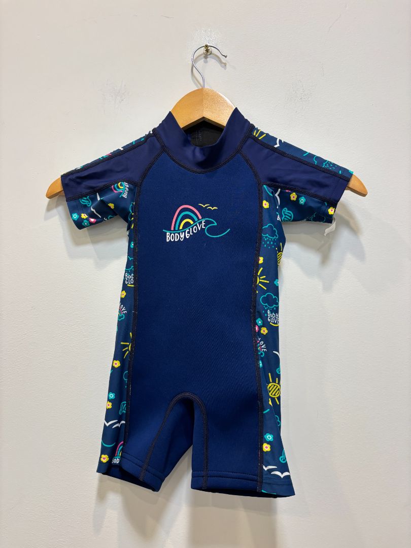 Navy Body Glove Kids Shorty Wetsuit, Kids 2