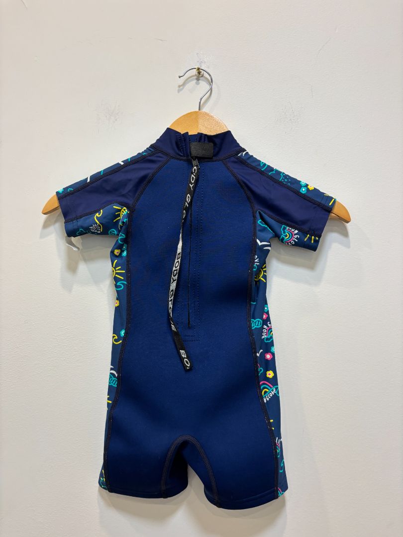Navy Body Glove Kids Shorty Wetsuit, Kids 2