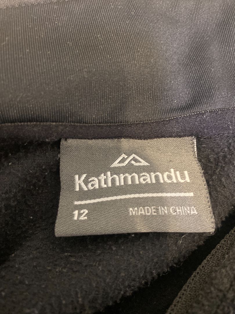 Black Kathmandu Fleece Pullover, 12