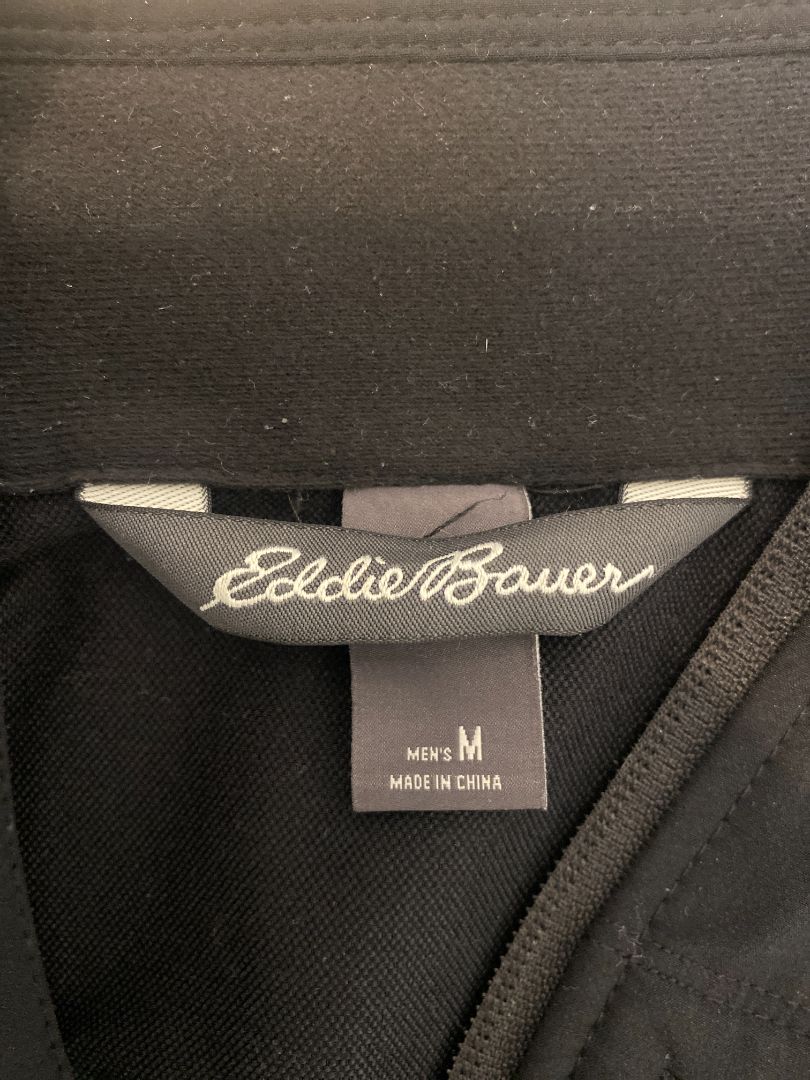 Black Eddie Bauer Softshell Jacket, H