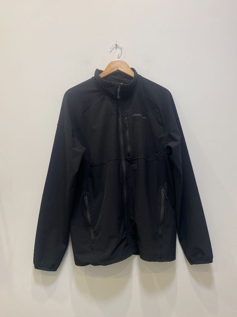 Black Eddie Bauer Softshell Jacket, H