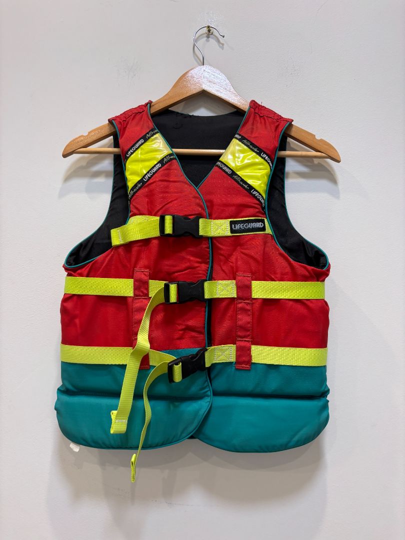 Red/Teal Step One Lifeguard Adult Buoyancy Vest, XL (40 kg+)