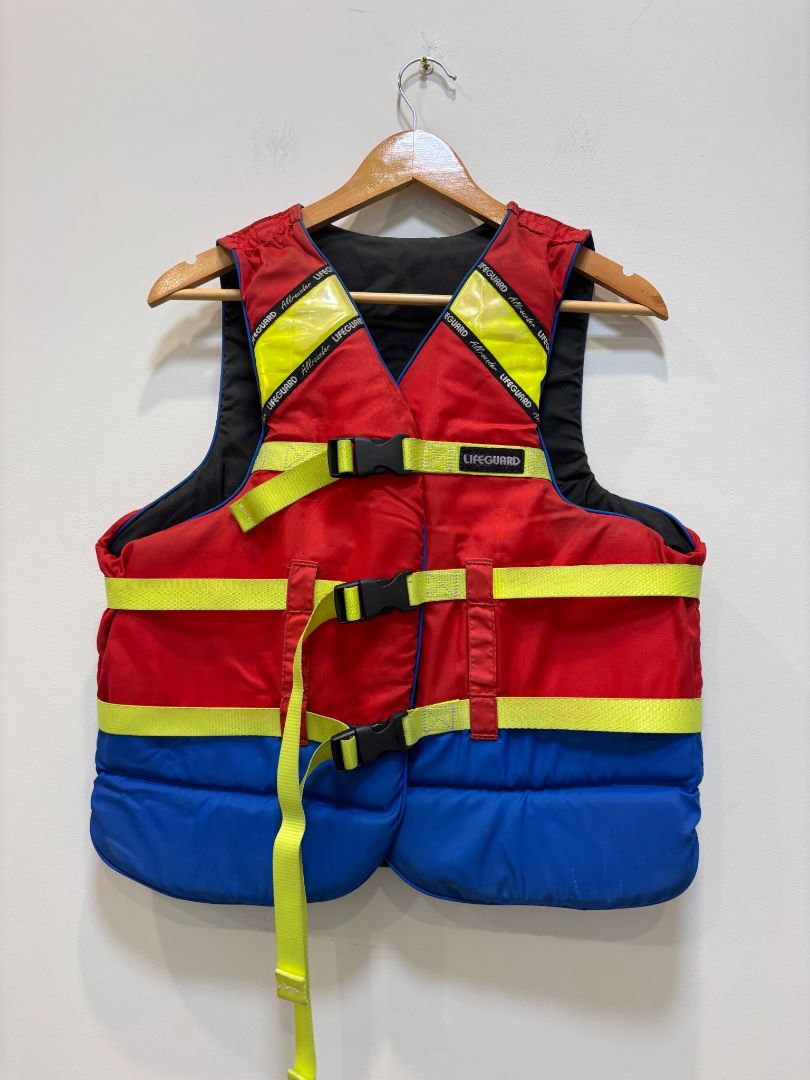 Red/Blue Step One Lifeguard Adult Buoyancy Vest, Large