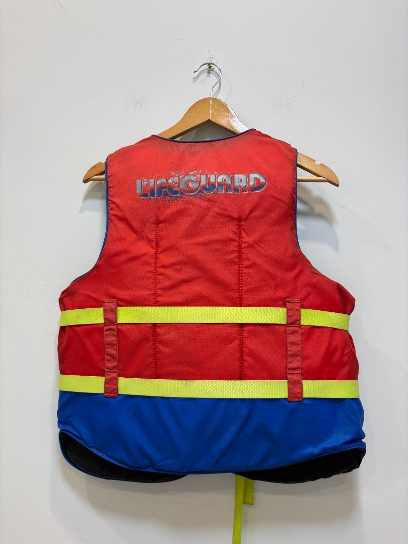 Red/Blue Step One Lifeguard Adult Buoyancy Vest, Large