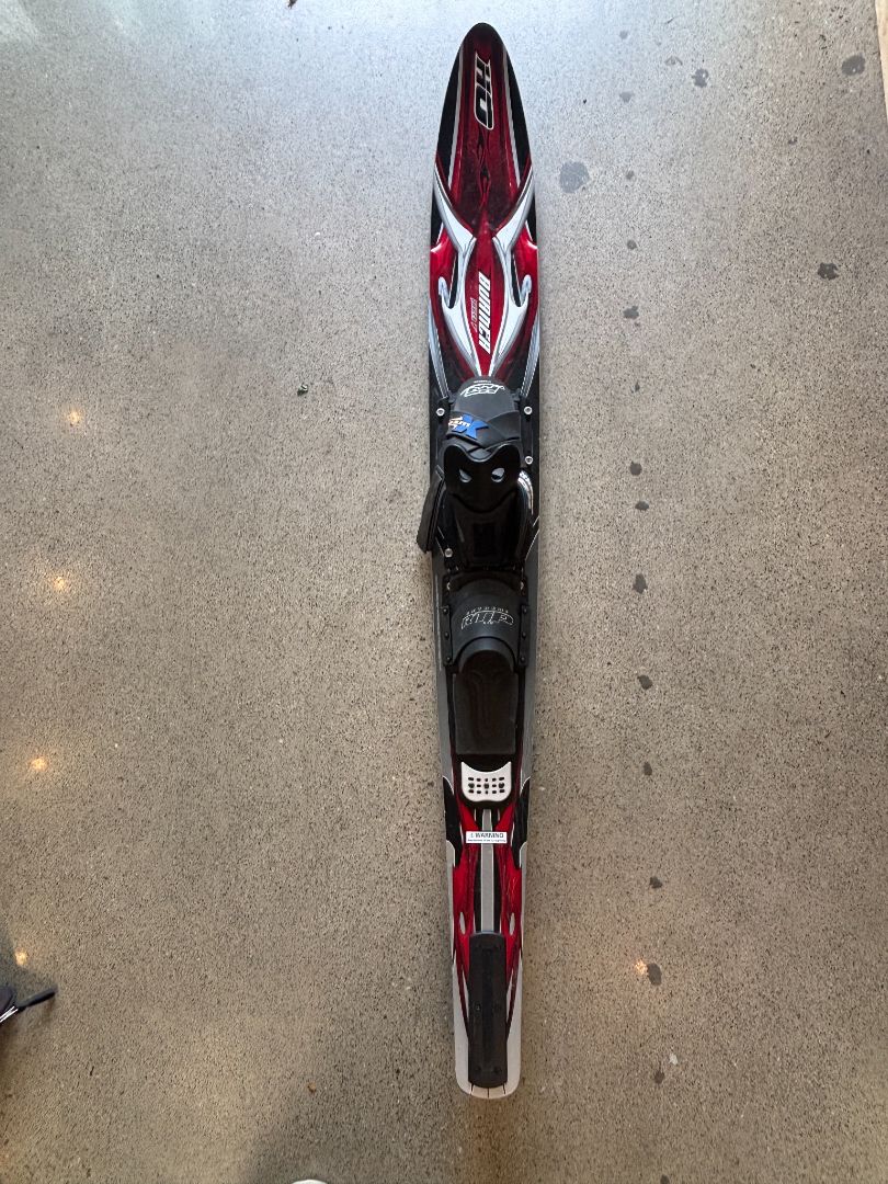 Black/Red HO Sports Burner Slalom Ski, 67in (approx)