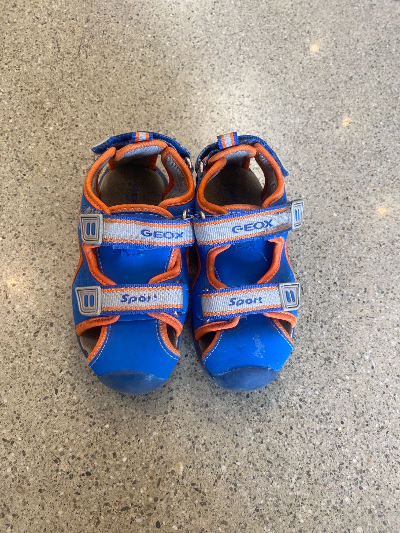 Blue/Orange Geox Kids Sport Sandals, EU 25
