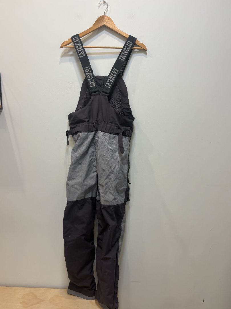 Grey/Black Aigle Actimum Waterproof Overalls, XS