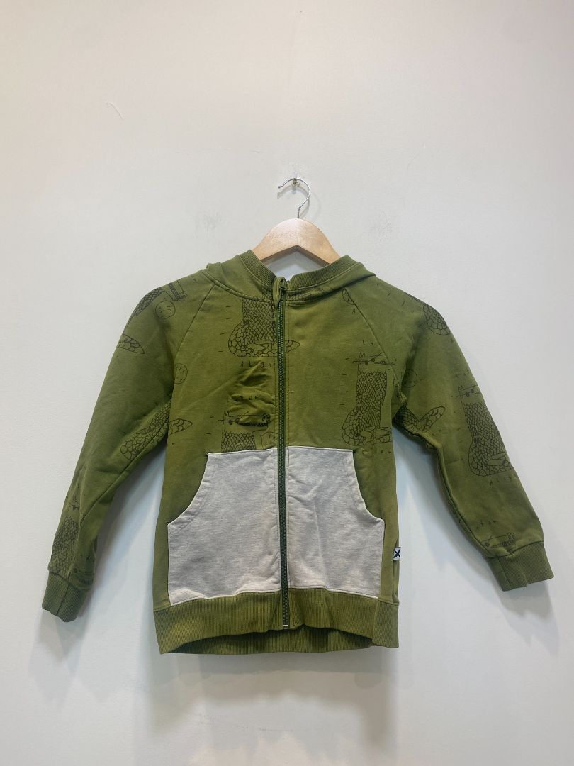Green  Zip Hoodie Alligator, 8