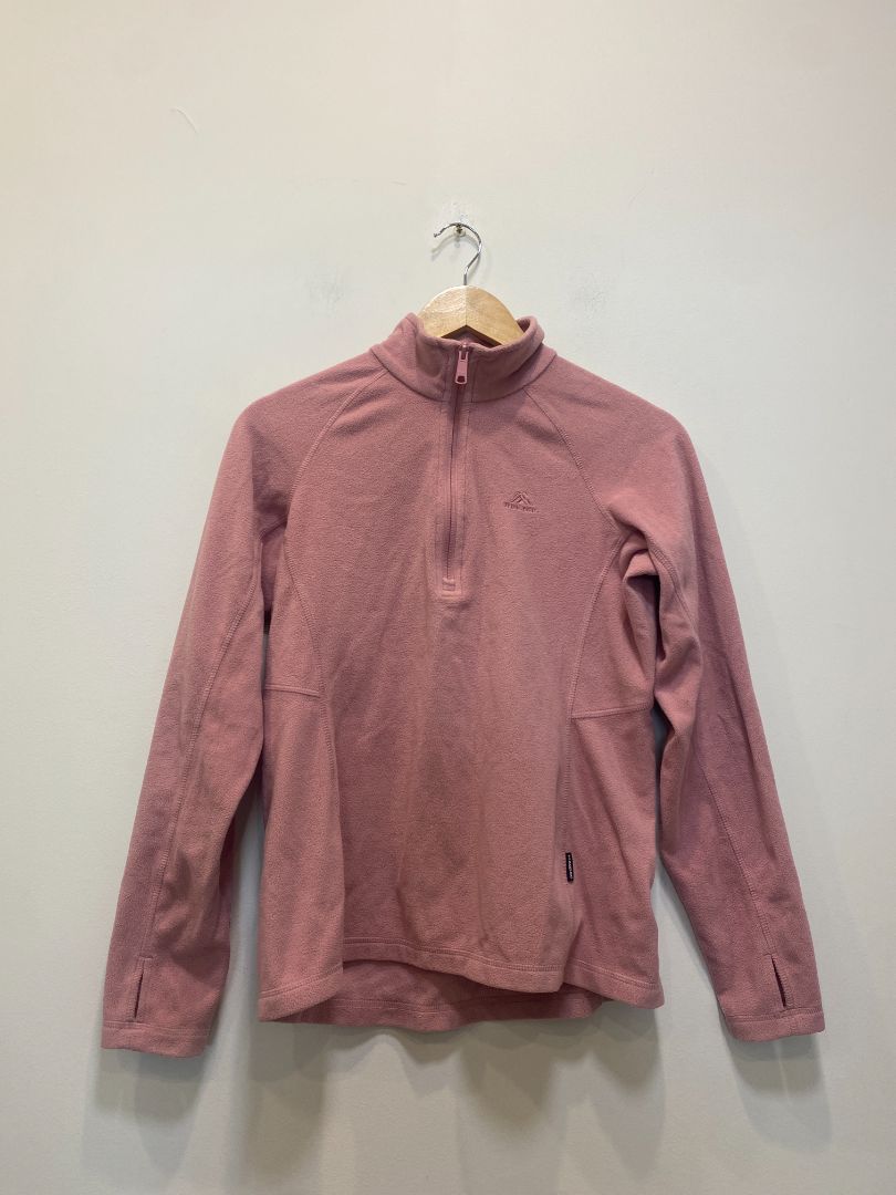 Pink Macpac Quarter Zip Fleece, 10