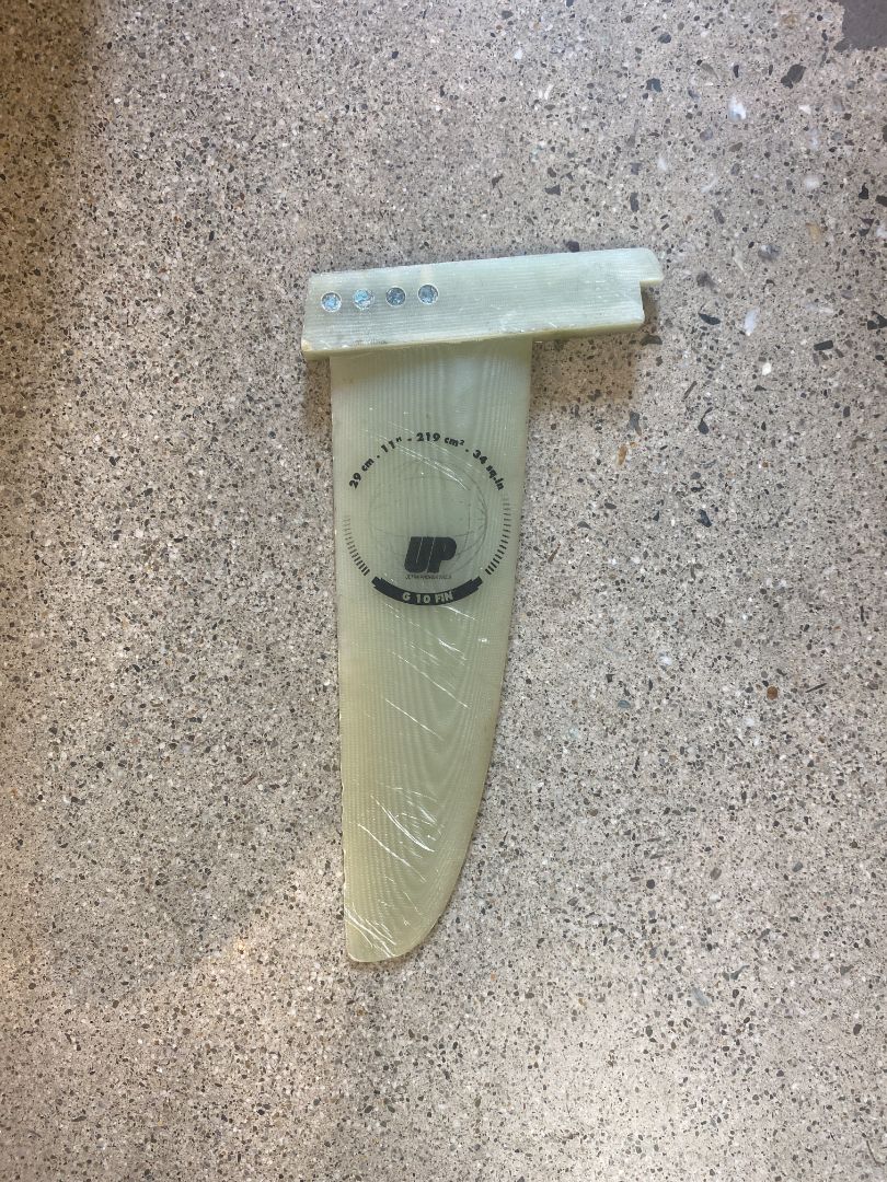 Clear FCS G10 Fin, 29 cm