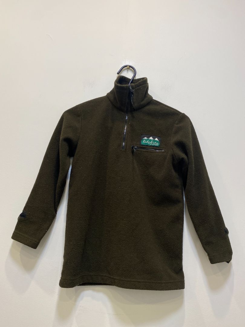 Brown Ridgeline Fleece Pullover, 4