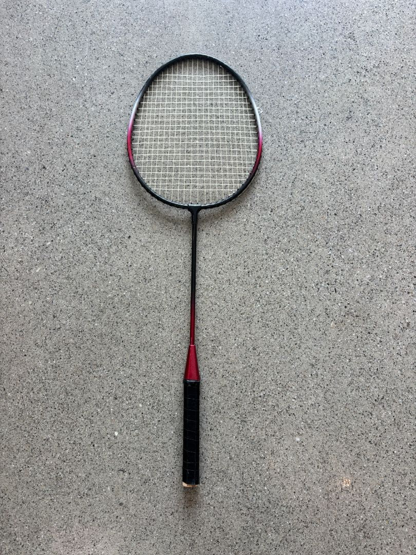 Red  Badminton racket