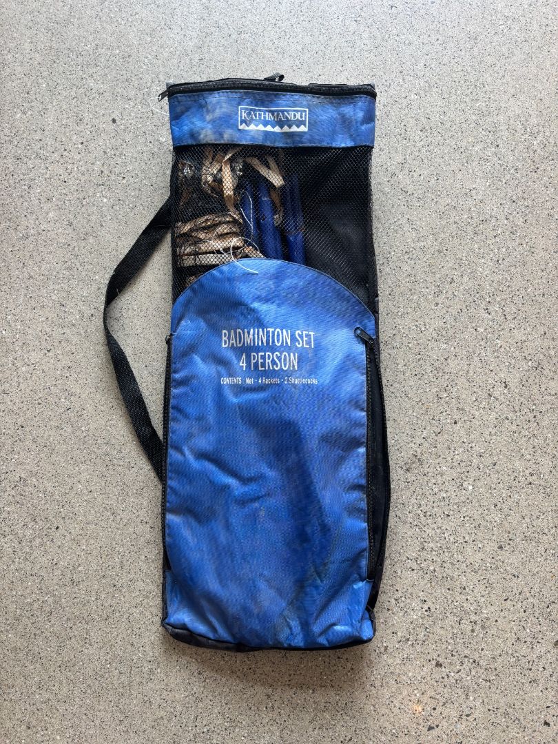 Blue Kathmandu Badminton net set