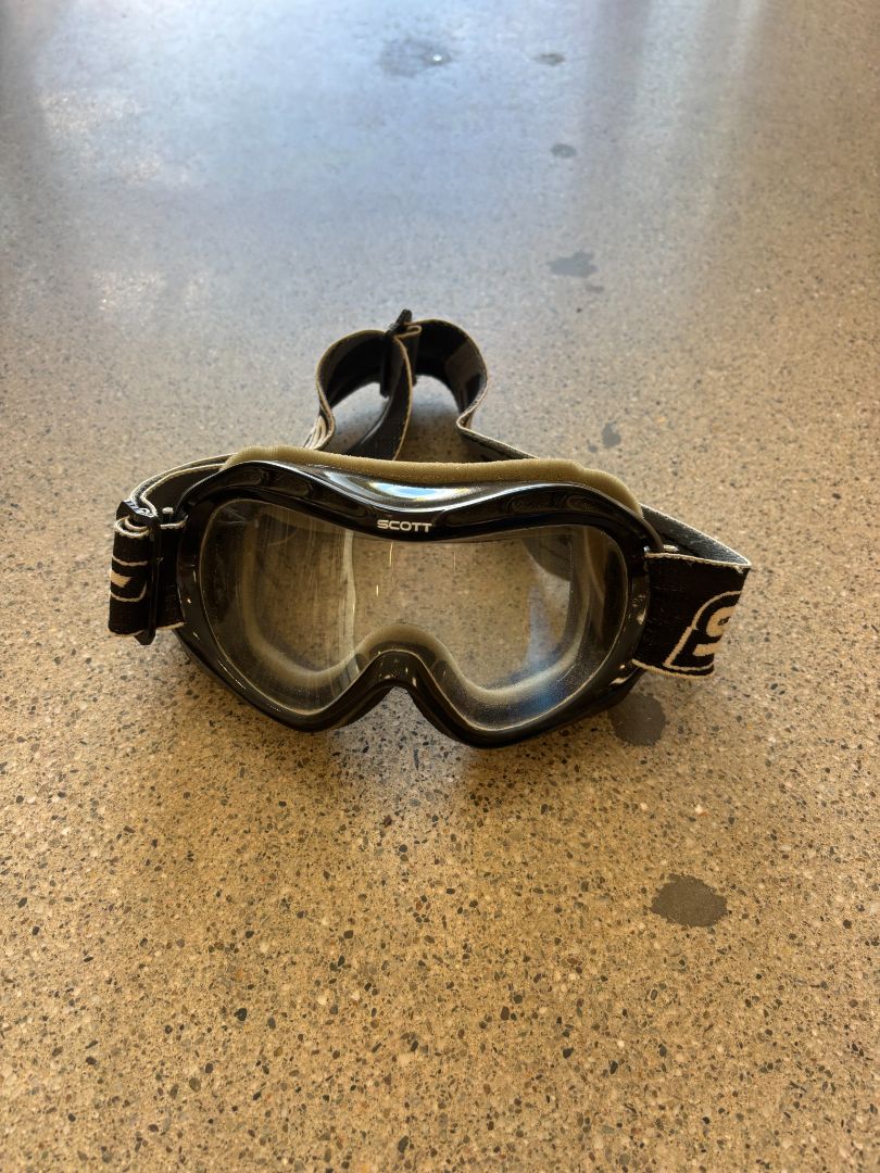 Black Scott Motocross goggles