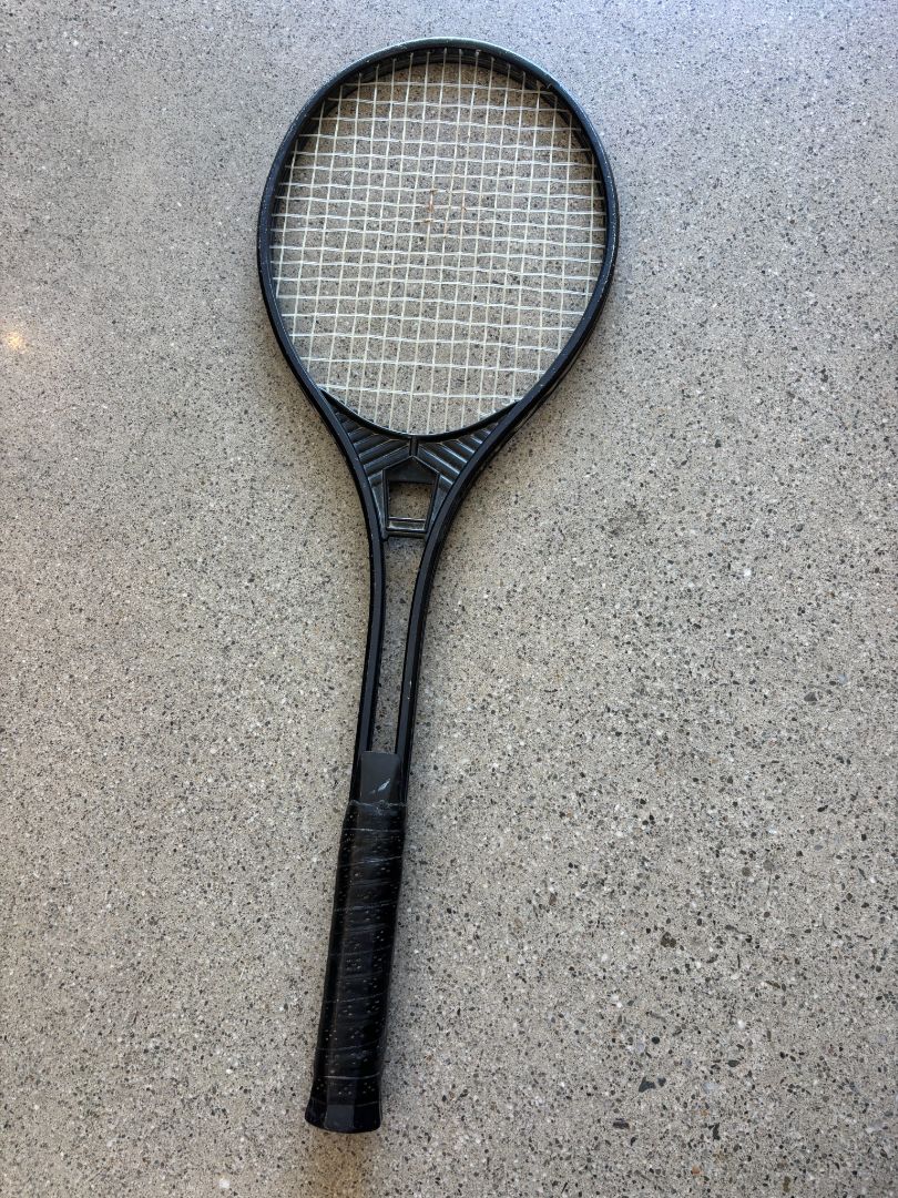 Black Unbranded Tennis racquet